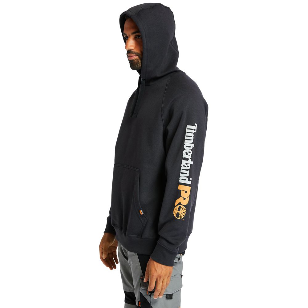 Sudadera Timberland Argentina Hombre - Pro® Hood Honcho Sport Hoodie - Negras - JCTUBY-490